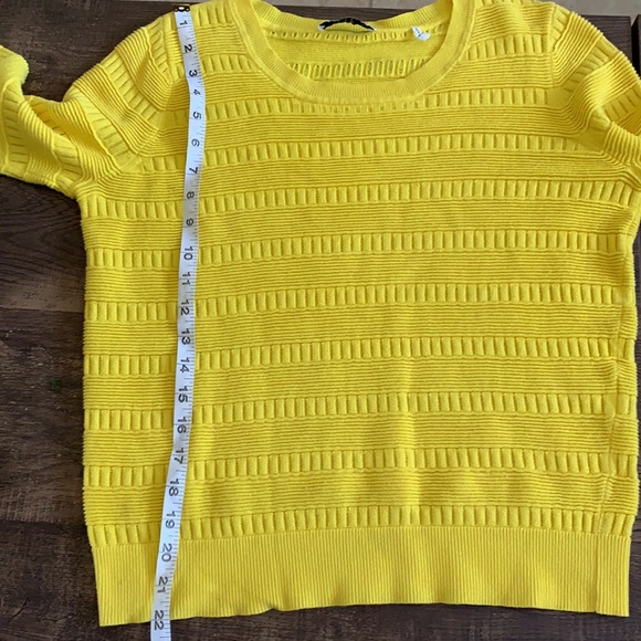 Sandro Paris Yellow Round neck Sweater medium - Picture 12 of 13